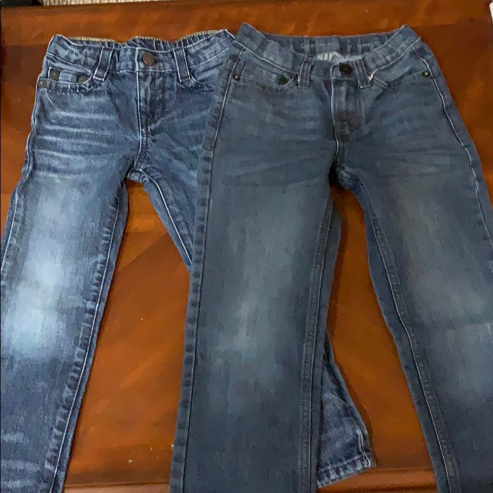 2 pairs designer boys jeans